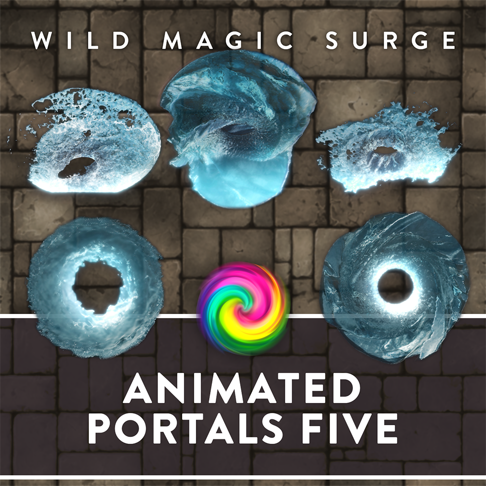 Animated Portal Tokens - Five