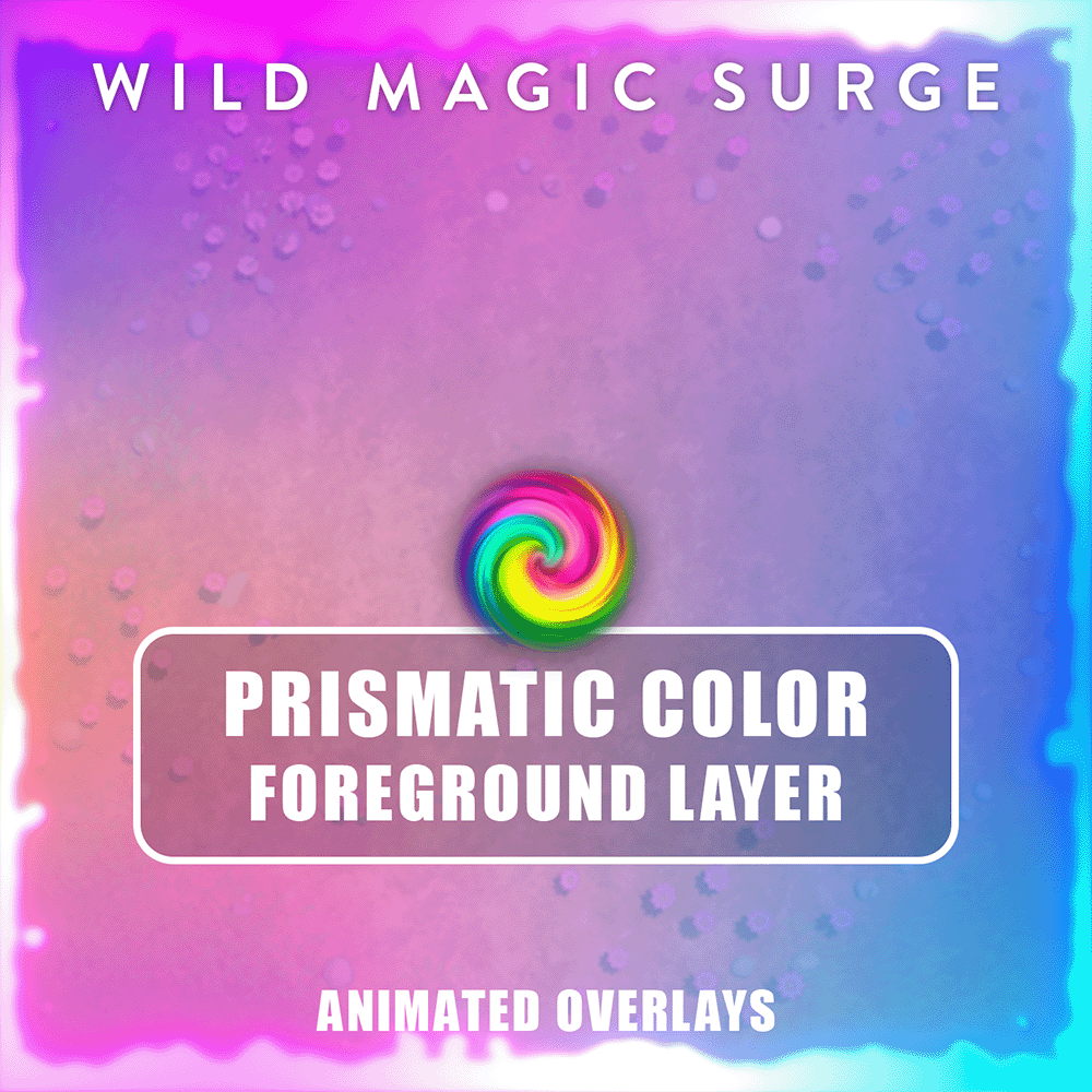 Prismatic Color - Animated Foreground Layer Overlays