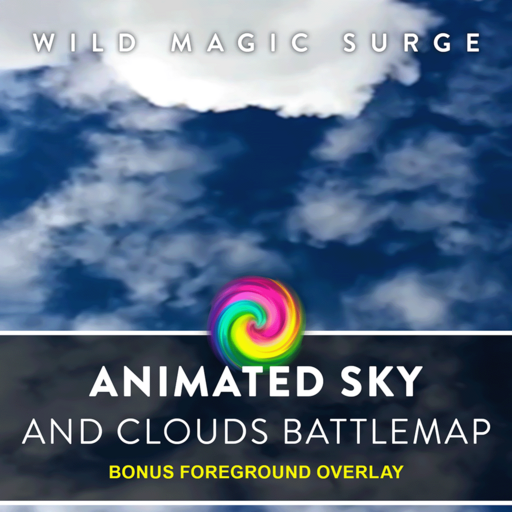 Animated Sky and Clouds Battlemap