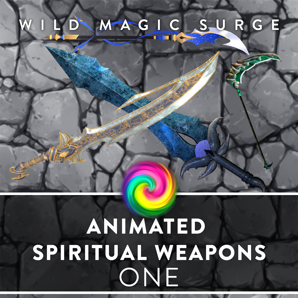 Wild Magic Surge | Animated Spiritual Weapons - One